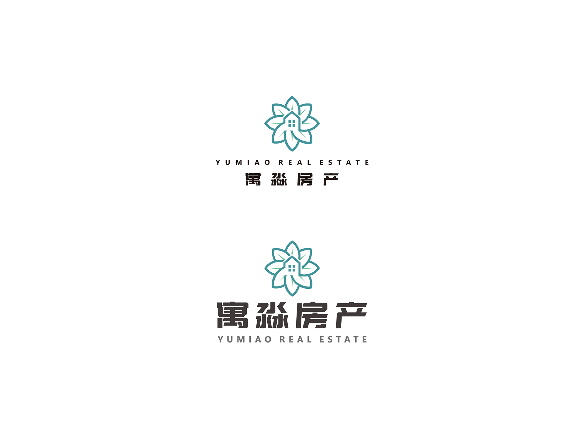 寓淼房产LOGO设计(图1)